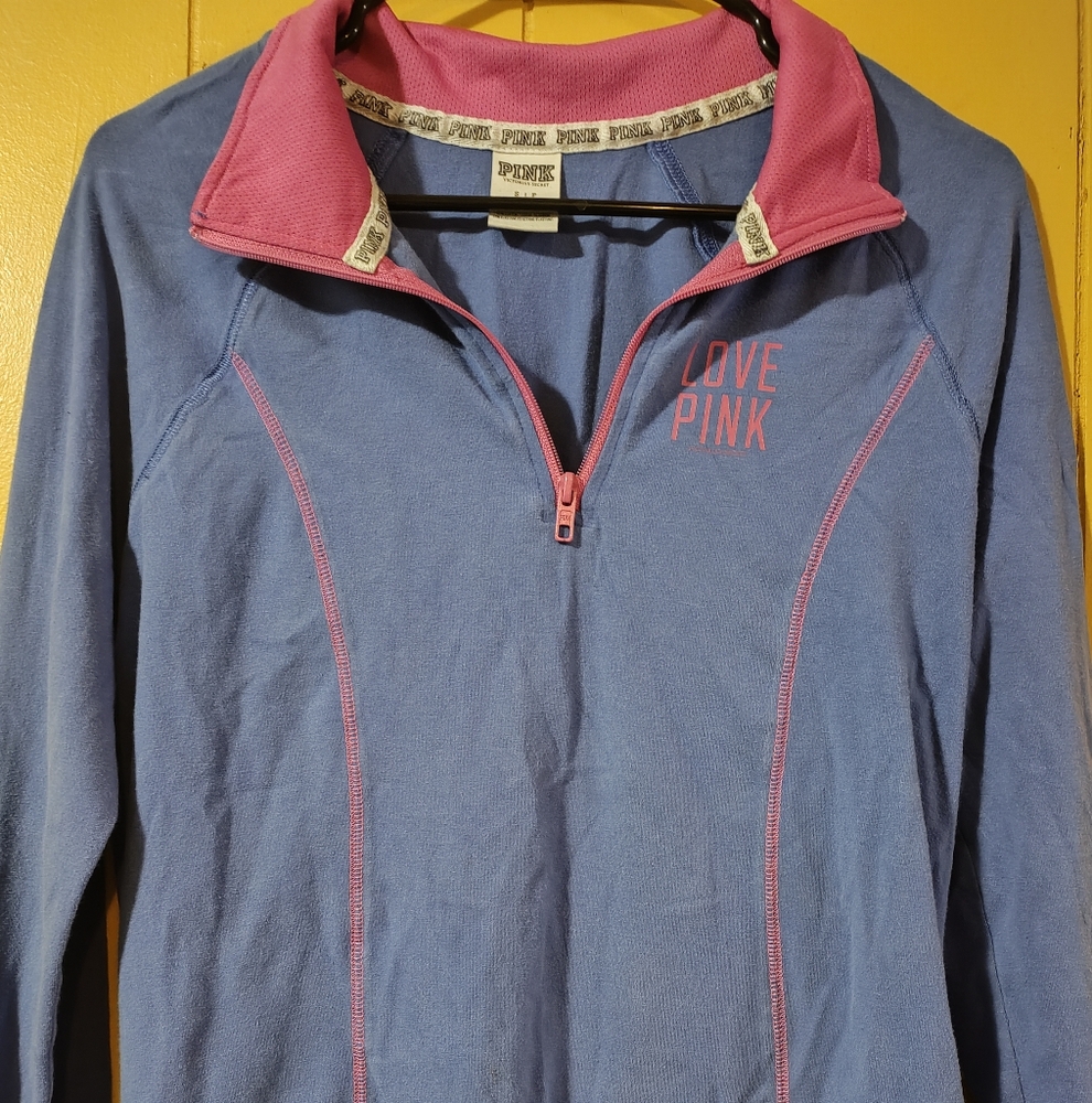PINK Victoria's Secret quarter zip Sweatshirt